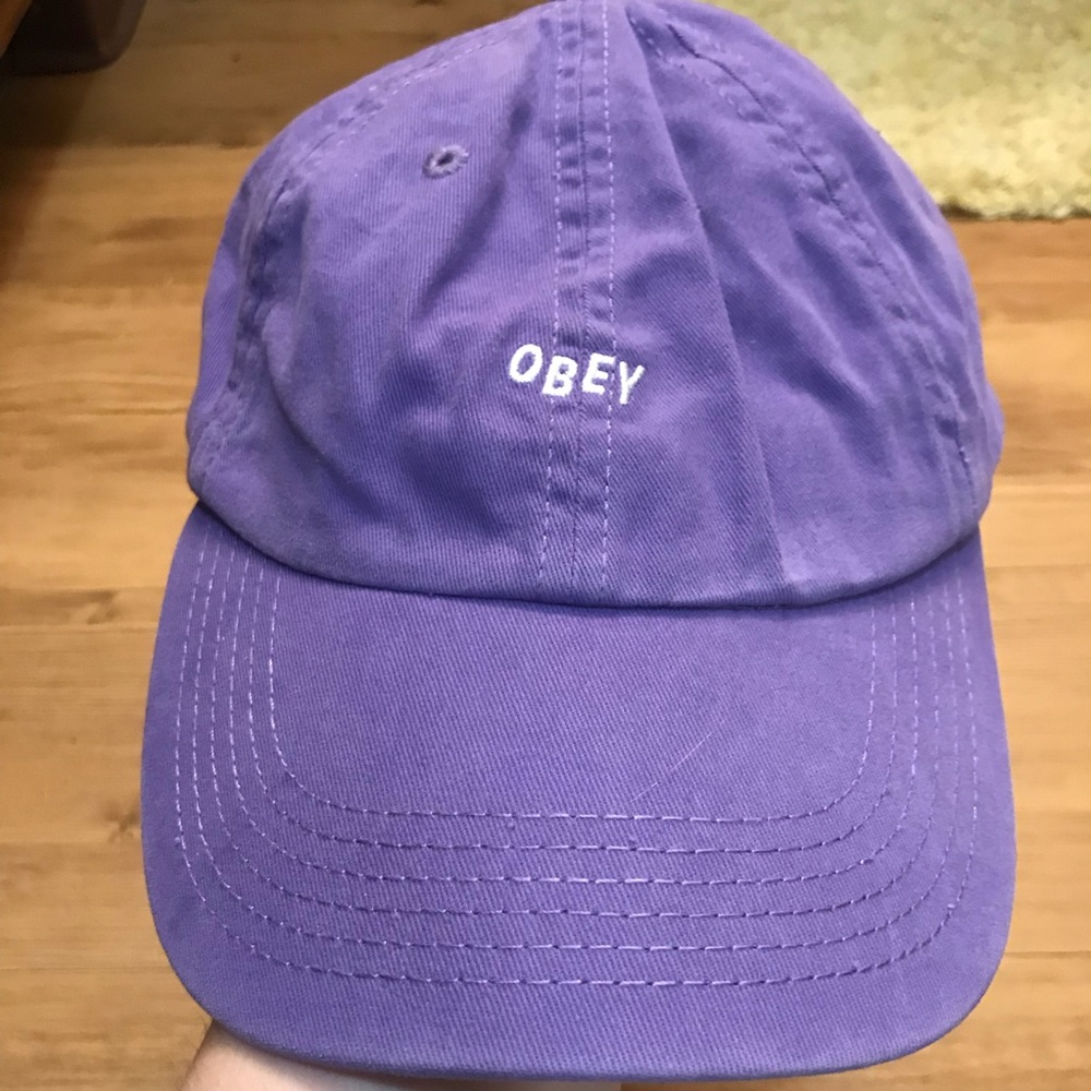 Lavender OBEY cap